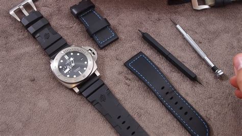 panerai armband wechseln|panerai watch buckle change.